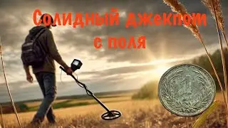 Поле порадовало. Наконец и мне повезло. Коп с Nokta Makro Amfibio Multi metal detecting