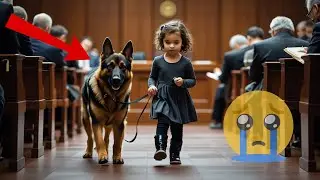 Little Girl&rsquo;s Hidden Signal to Her Dog Brings Courtroom to a Standstill!