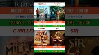 Kuberaa vs Raayan vs Captain Miller vs Vaathi | Box office collection comprison | #kuberaa #dhanush