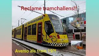 Avenio op lijn 19 tijdens reclame tramchallens?! #122 