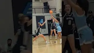 Maine guard Olivia Rockwood hits a three to beat the second quarter buzzer #shorts #basketball