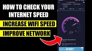 How To Check Your Internet Speed | Get Full Speed of Wifi | Fix Internet Speed | Speedtest By Ookla
