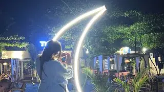 Nightview🤩At Goa Beach🏖️😍#couple #honeymoon #goa #morjimbeach Travel Vlog