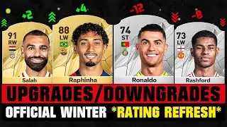 FIFA 25 | OFFICIAL BIGGEST WINTER RATING UPGRADES & DOWNGRADES (EA FC 25)! 😱🔥 ft. Ronaldo, Raphin...