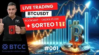 BTCC - LIVE TRADING BTCUSDT CON BOOKMAP Y ORDERFLOW - #001