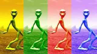 Dame Tu Cosita - FULL HD || Green Alien Dance || Alien Battle