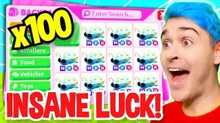 Throwing LAVENDER Until I HATCH *100 DIAMOND LADYBUGS* (EXPENSIVE UNBOXING)!! Adopt Me Roblox