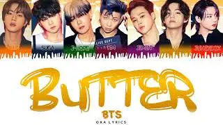 BTS ~ Butter Color Coded Lyrics