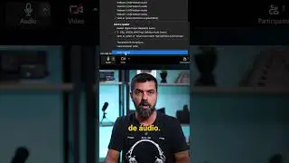 Configurando &aacute;udio no ZOOM para transmiss&atilde;o ao vivo