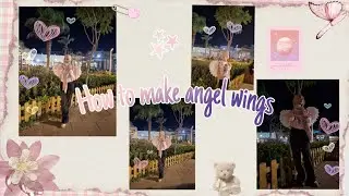 How to make angel wings from cardboard and tissues 🕊🕊🕊