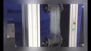 Geotextile tensile test by video extensometer