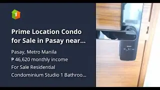 Prime Location Condo for Sale in Pasay near LRT Buendia Station
