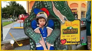 Gator golf | Putt putt mini golf | Exploring Florida