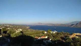 Sunset over Souda Bay