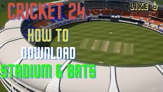 How to Download Stadium and Bat in Cricket 24 || Cricket 24 Full Guide || #cricket24gameplay