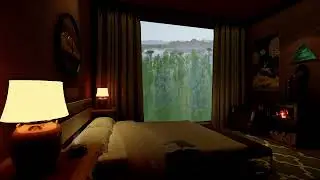 Rain ASMR + Thunderstorm Sounds in Car for Focus & Deep Sleep (10 Hours)