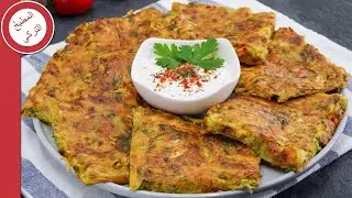 بدون تعب 😍 بدون قلي 👌🏻 طريقة عمل صينية الكوسا المهروسة في الفرن