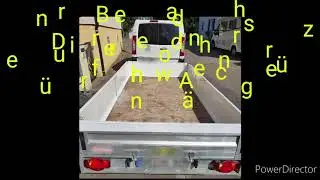 Bordwandschürze Anhänger Beton Baustelle TRANSPORT