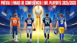 MEGA PRÉVIA DAS FINAIS DE CONFERÊNCIA! BRONCOS VENCEM SEM BO NIX?
