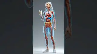 Inside Your Body After Drinking Milk | 3D Digestive Animation by Digest View 3D #animtion #anatomy
