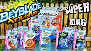 *HUGE* Beyblade Burst SUPERKING (SPARKING) Beyblade Unboxing and Battles! SO MANY BEYBLADES!