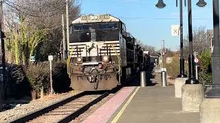 Norfolk Southern Manifest Train 350-13 slowly @ Durham with an IAC/ACE duo #1216 and #1048 1/13/26