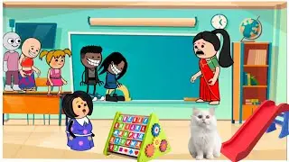 School life Anganwadi cat #malayalam #fun #video #ammavsmakkal