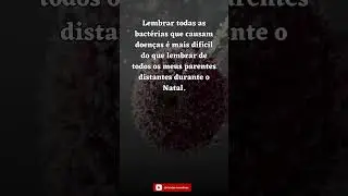 Quem S&atilde;o Mais Dif&iacute;ceis: Bact&eacute;rias ou Parentes Distante? 🎄🔬 #humorm&eacute;dico #estudantedemedicina