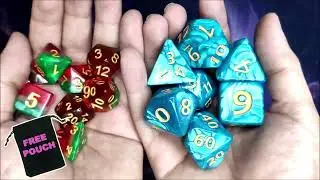 Extra LARGE BIG 7pcs. DUNGEONS AND DRAGONS DICE SET