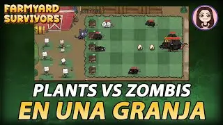 PLANTS VS ZOMBIS EN UNA GRANJA | FARMYARD SURVIVORS - GAMEPLAY EN ESPA&Ntilde;OL
