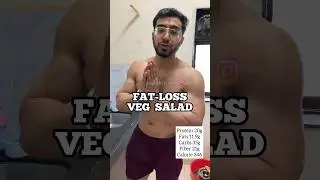 VEG SALAD 🥗 #fatloss #recipe #nutrition #exercise #fitness #diet #shorts #explore