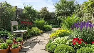 Calm & Simple Small Garden Design Ideas 2025 | Peaceful Inspiration