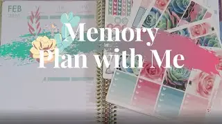 Memory Plan With Me ~ Succulent love ~ Recollections Vertical Planner