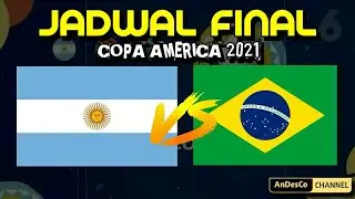 Jadwal FINAL COPA AMERICA 2021, Argentina vs Brazil, Juara 3, Kolombia vs Peru.