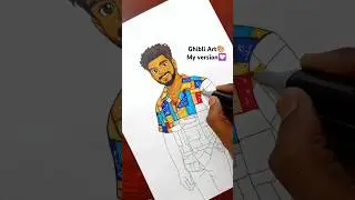 Ghibli Art My Version🎨💟💯 #art #artandcraft #drawing #painting #draw #tamil #sketch #artist #artwork