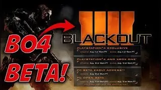 Call of Duty Black Ops 4 BETA RELEASE DATES! *NEW* BO4 INFO & BLACKOUT NEWS