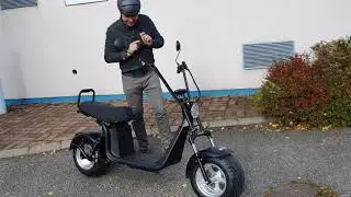 S&auml;hk&ouml;skootteri E-GO Evolution 1000W 20AH