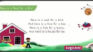 Here is a Nest for a bird 🐦 rhyme | Here is a nest for a bird song 🎵🐦🦜