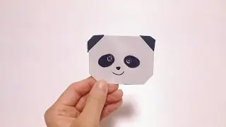 미술놀이》귀여운 판다 종이접기🐼 How to make a paper panda.