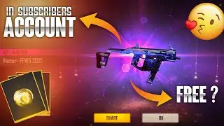 New FFWS2021 Gun Series in Subscribers Account | Vector + MAG 7 FFWS 2021 Skin | Garena Free Fire
