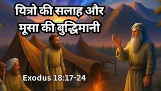 यित्रो की सलाह और मूसा की बुद्धिमानी | Exodus 18:17-24 Explained | Bible Leadership | शाम का वचन