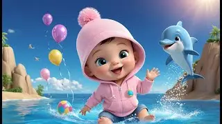Dolphin New Year Splash Surprise | Fun Action & Learning Video for Toddlers