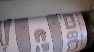 HP DesignJet 600, (C2848A) test run