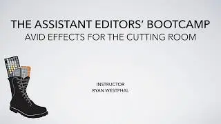 Avid Effects for the Cutting Room 2019
