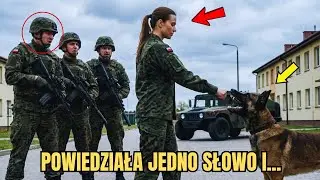 Wojskowy pies odrzucał wszystkich, dopóki weteranka nie wypowiedziała jednej prostej komendy