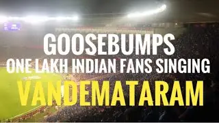 Goosebumps 1lakh fans singing VANDE MATARAM  #t20worldcup #indiancricketteam #wankhedestadium #kohli