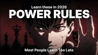 The First 4 Laws of Power (Most People Ignore Them) || 48 laws of power.