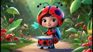 Five Tiny Ladybugs Counting Spots | Original Nursery Rhyme | Kids Songs | Baby Music