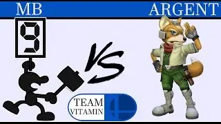 TEAM VITAMIN friendlies - MB (Game & Watch) Vs. Argent (Fox)