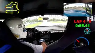 COSTIN RACING MIKE C. SESSION # 3 FIGHT WITH A CORVETTE AND FINISH IN THE RAIN